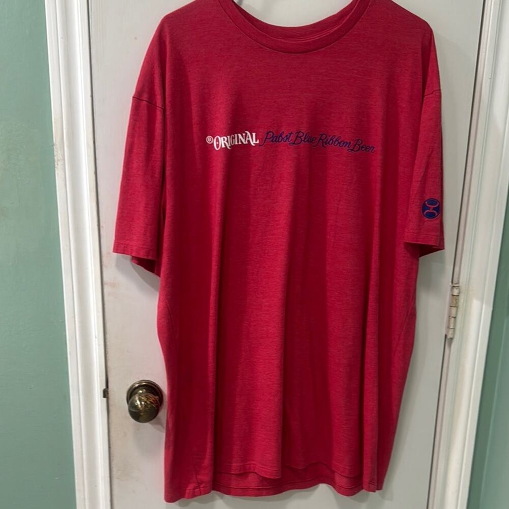 Hooey Red Hooey  Pabst Blue Ribbon T-shirt